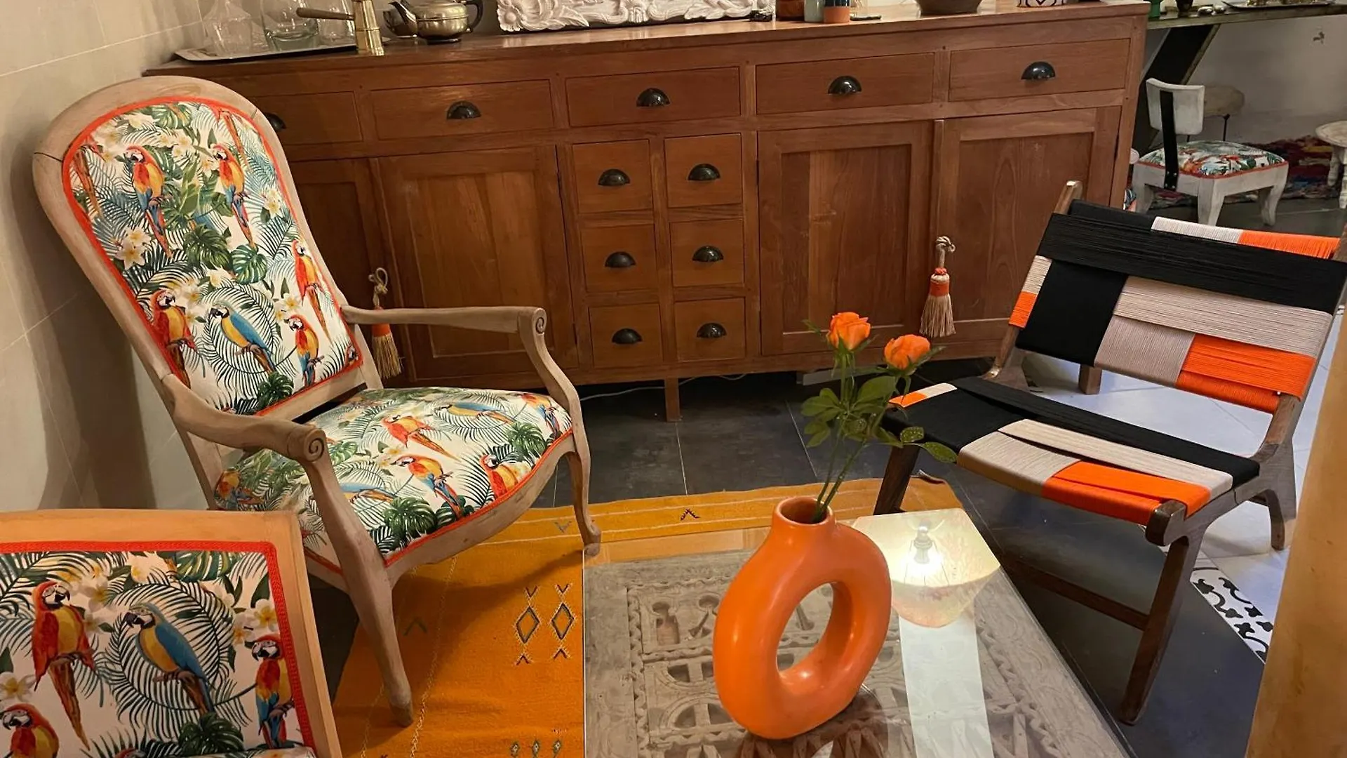 빌라 Riad Dom,Luxueuse Maison D'Artiste 마라케시 모로코